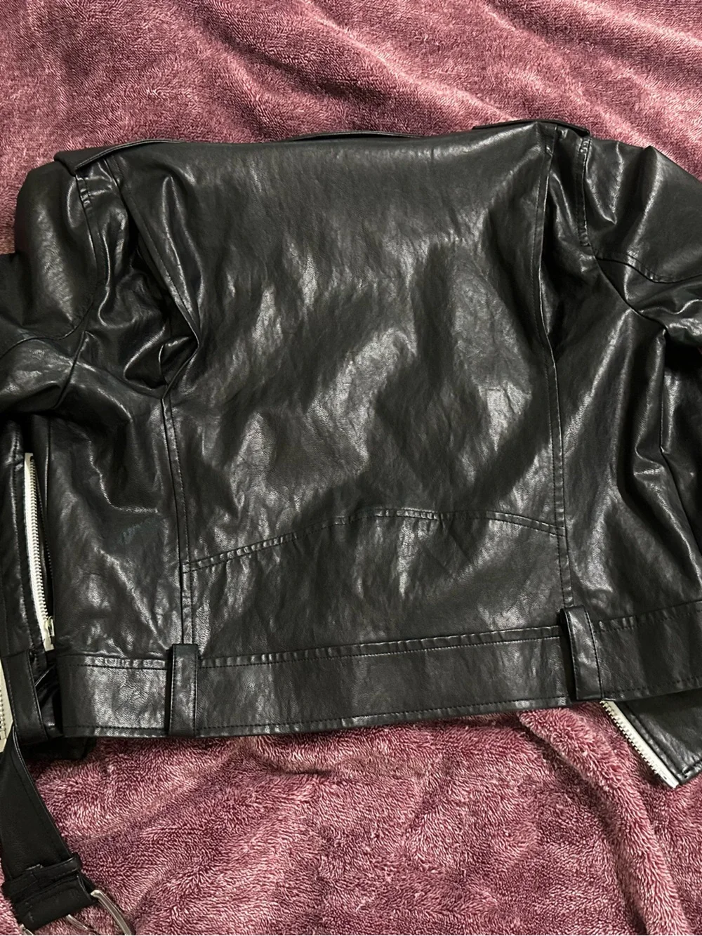Michael Kors Leather Moto Jacket NWOT